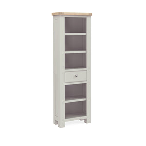 8292 Slim Bookcase - Stone Grey