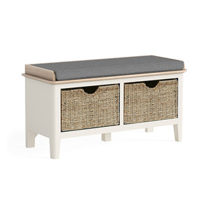 8357 Storage Bench - Coconut Milk