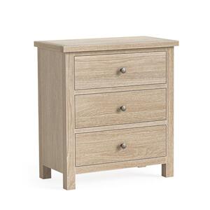 8787 3 Drawer Chest - All Oak