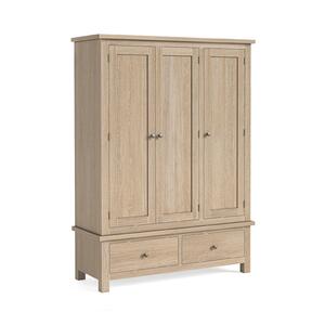 8793 Triple Wardrobe - All Oak