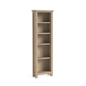 8795 Slim Bookcase KD - All Oak