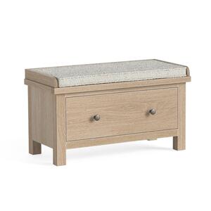 8805 Hallway Bench With Drawer - All Oak