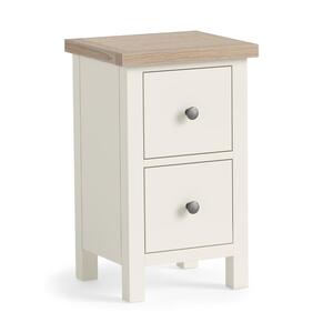 8823 Narrow Bedside - Coconut White