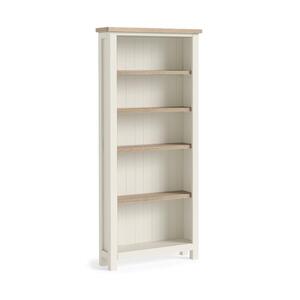 8831 Large Bookcase KD - Coconut White