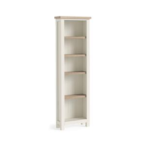 8832 Slim Bookcase KD - Coconut White