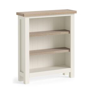8833 Low Bookcase KD - Coconut White