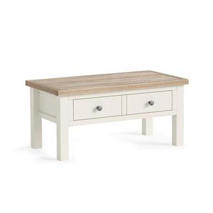 8850 Coffee Table With Drawer Only - Coconut White