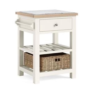 8858 Small Kitchen Island - Coconut White