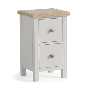 8860 Narrow Bedside - Stone Grey