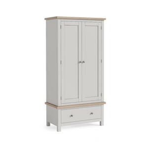 8866 Gents Wardrobe - Stone Grey
