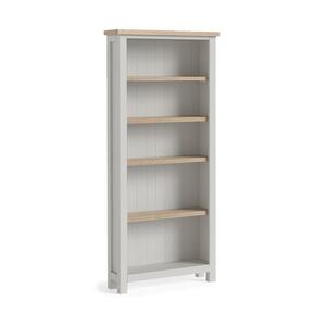 8868 Large Bookcase KD - Stone Grey