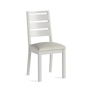 8890 Dining Chair (Boucle White) - Stone Grey
