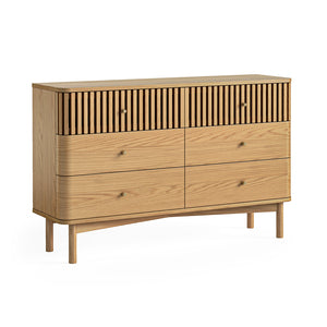 8908 6 Drawer Chest - Natural
