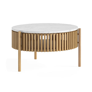 8997 Story Coffee Table - Marble Top / Natural