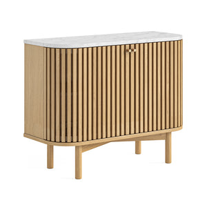 9005 Small Sideboard - Marble Top / Natural