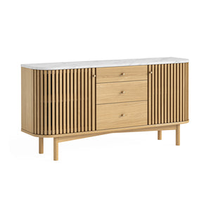 9007 Sideboard - Marble Top / Natural