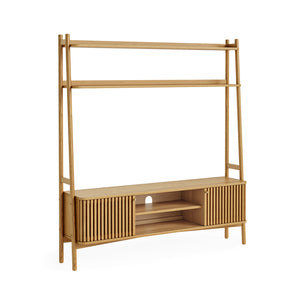 9013 Ladder Tv Unit 1650 - Natural