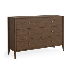 9071 6 Drawer Chest - Brown