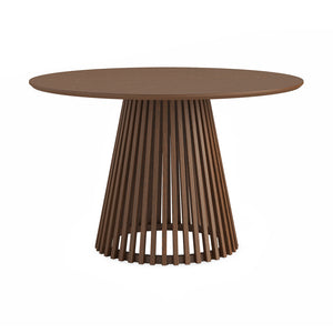 9151 Round Dining Table - Brown
