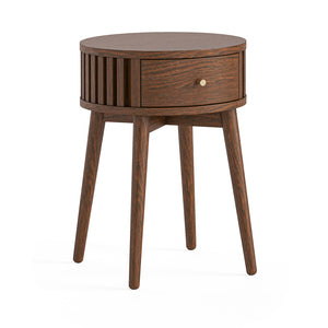 9155 Round Side Table - Brown