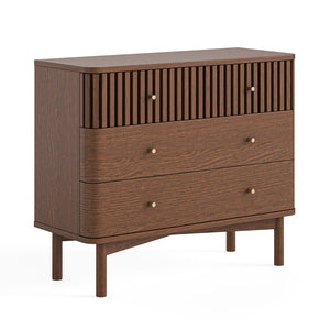 9161 3 Drawer Chest - Brown