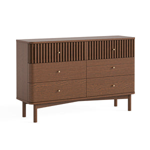 9162 6 Drawer Chest - Brown