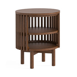 9164 Open Side Table - Brown