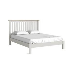 9201 5' Slatted Low Foot End - Stone Grey
