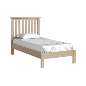 9202 3' Slatted Low Foot End - All Oak