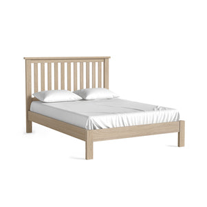 9203 4'6 Slatted Low Foot End - All Oak