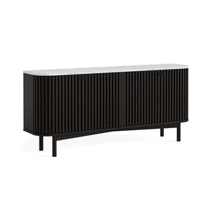 9266 Large Sideboard - Marble Top / Black