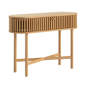 9276 Oval Console Table - Natural