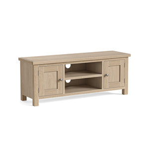 9354 Large TV Unit - All Oak