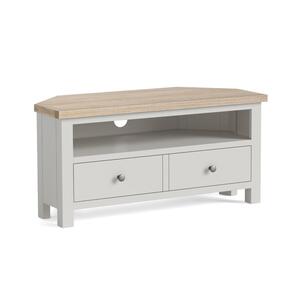 9602 Corner TV Unit - Stone Grey