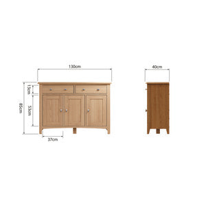 3 Door Sideboard