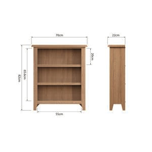 Small Wide Bookcase