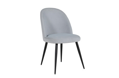 Gab-111-SL Dining Chair - Silver Black Legs