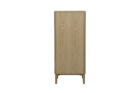 Tall Chest 5 Drawer - Oak Natural