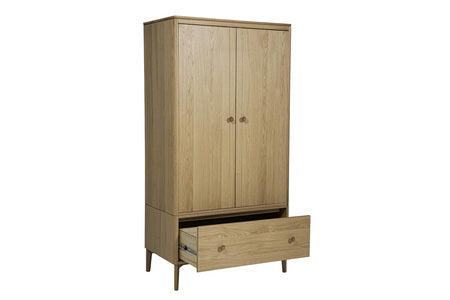 Wardrobe - 2 door - Oak Natural