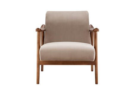 Hea-321-TP Accent Chair - Taupe