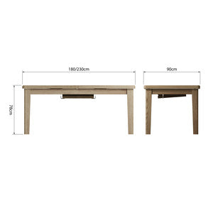 1.8M Butterfly Extending Table