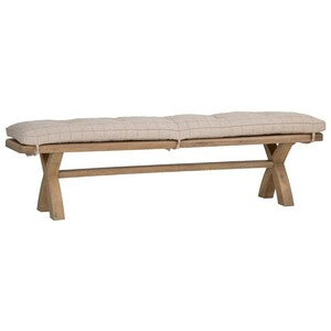 HO-20BC-N 2.0M Bench Cushion Natural Check