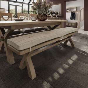 2.0M Bench Cushion Natural Check