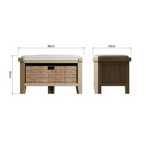 Corner Hall Bench