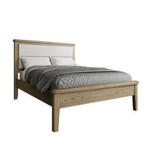 HO-50FHBLFB 5'0 Bed With Fabric Headboard And Low Footboard Set