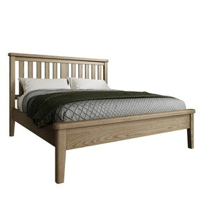 HO-60WHBLFB 6'0 Bed With Wooden Headboard And Low Footboard Set