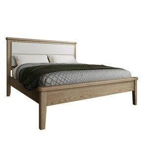 HO-60FHBLFB 6'0 Bed With Fabric Headboard And Low Footboard Set