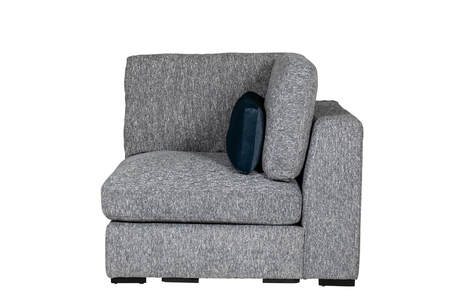 Hum-309-BL Corner Corner Arm Sectional - Blue