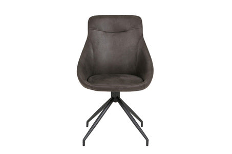 Hdx-111-BN Dining Chair-Brown (Microfibre)