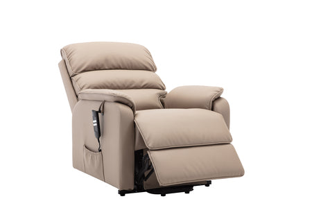 Riser Recliner - Dual Motor - Plush Faux Leather